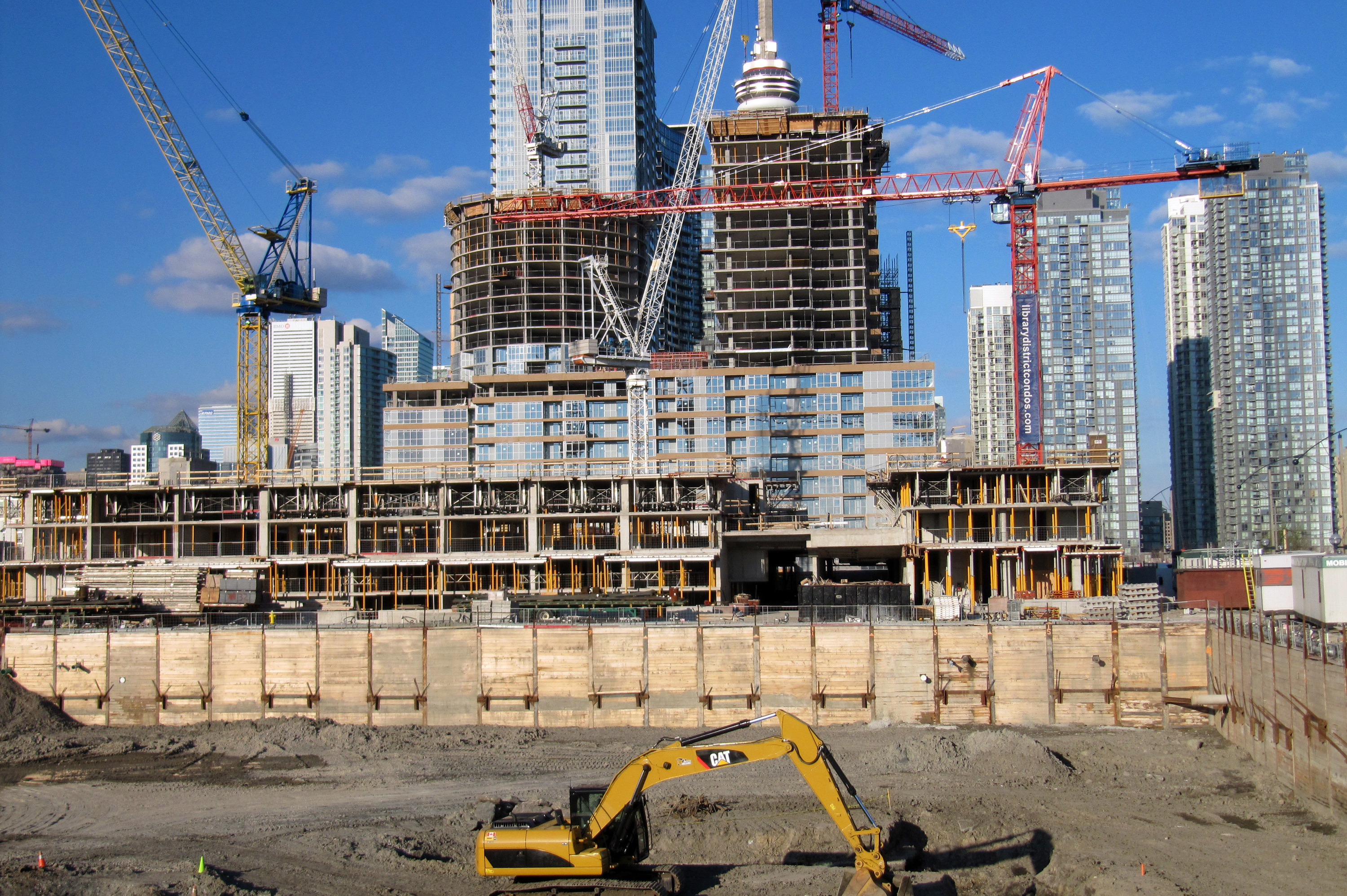 Construction with Crane